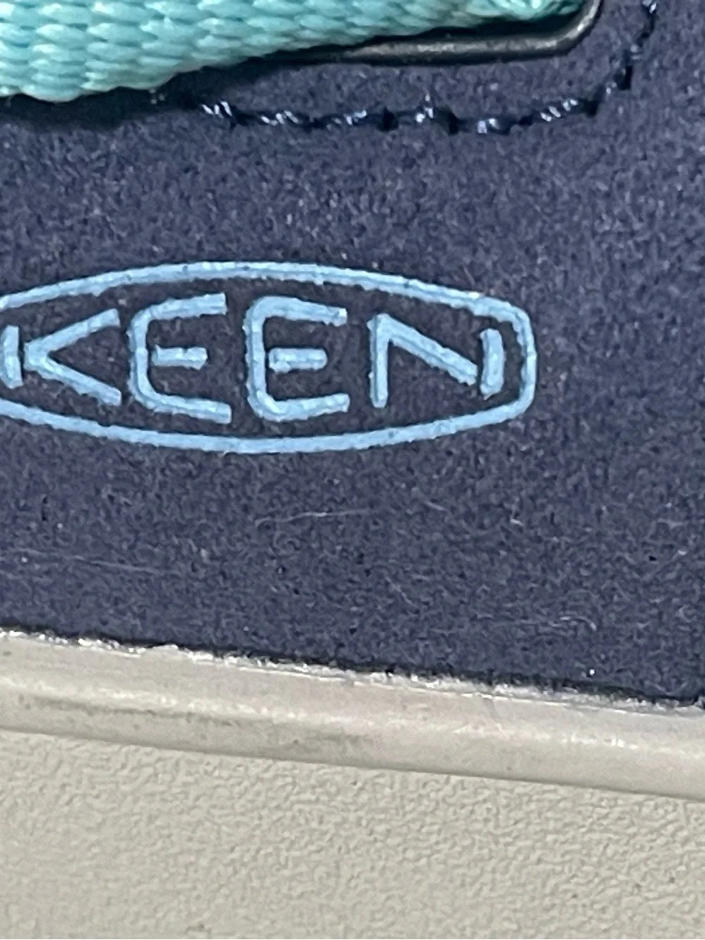 Keen Youth Moxie Sandals Aqua Blue Size 6 Shoes Waterproof Slip-On Bungee Tie